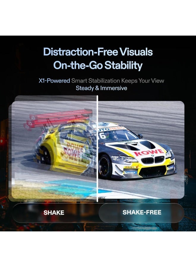 XREAL One Pro L Size AR Glasses with X1 Chip, 3 DoF, 171" 57°FOV 120Hz, BOSE Audio, Sony OLED, 3 Mode Dimming, Compatible with PS5, Nintendo Switch 2, iPhone 16/15, Steam Deck, PC, Android & iOS - Image 5